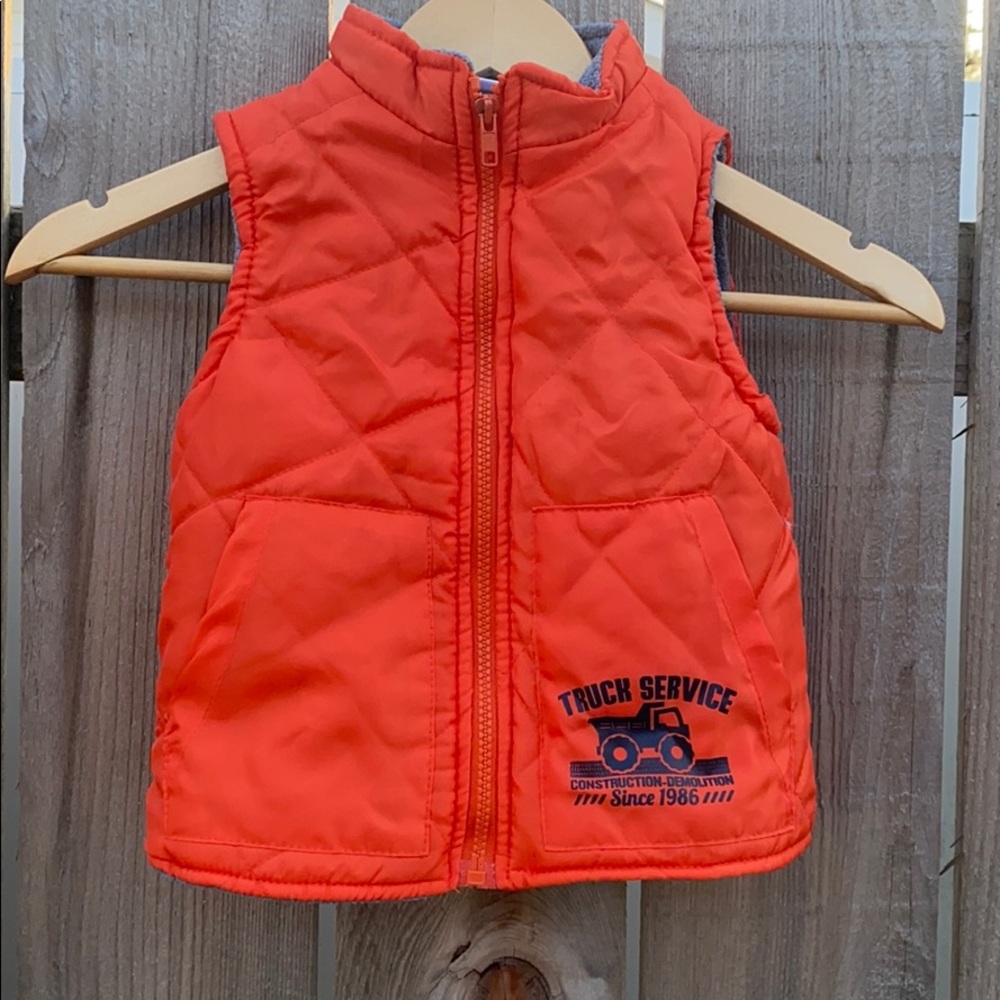 Boys Fleece Lined Puffer Vest